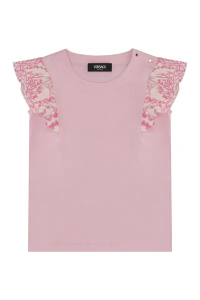 Young Versace Calvin Klein Cotton Crew-neck T-shirt