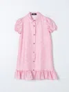 YOUNG VERSACE DRESS YOUNG VERSACE KIDS COLOR PINK,F49833010