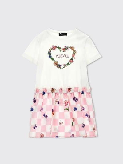Young Versace Dress  Kids Colour White