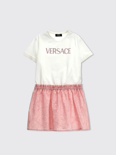 Young Versace Dress  Kids Colour White