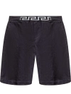 Young Versace Greca Shorts In Navy