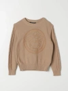 Young Versace Sweater  Kids Color Sand In Sand