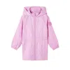 Young Versace Kids Barocco Jacquard Parka In Pink/silver Tone