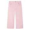 Young Versace Kids Slim Fit Denim Pants In Pink