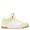 Young Versace La Medusa Sneakers In Yellow