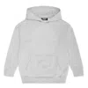 Young Versace Medusa Head-motif Hoodie In Silver Tone