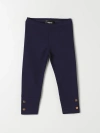 YOUNG VERSACE PANTS YOUNG VERSACE KIDS COLOR BLUE,f40241009
