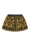 Young Versace Pleated Skirt