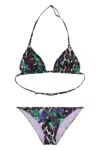 Young Versace Printed Bikini In Multi