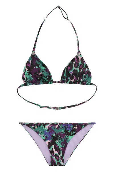 Young Versace Kids' Printed Bikini In Multi