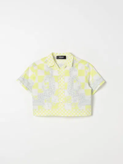Young Versace Shirt  Kids Color Yellow