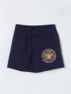 YOUNG VERSACE SHORTS YOUNG VERSACE KIDS COLOR BLUE,f40305009