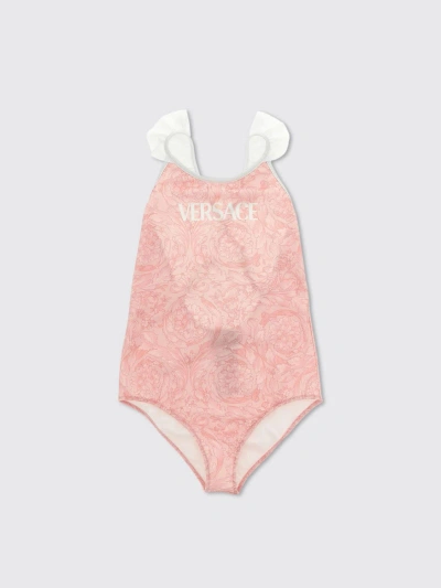 Young Versace Swimsuit  Kids Colour Pink
