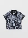 YOUNG VERSACE T-SHIRT YOUNG VERSACE KIDS COLOR BLUE,F49830009