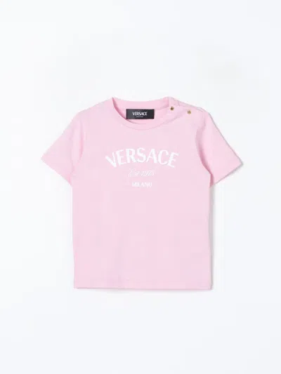 Young Versace Babies' T-shirt  Kids Color Pink