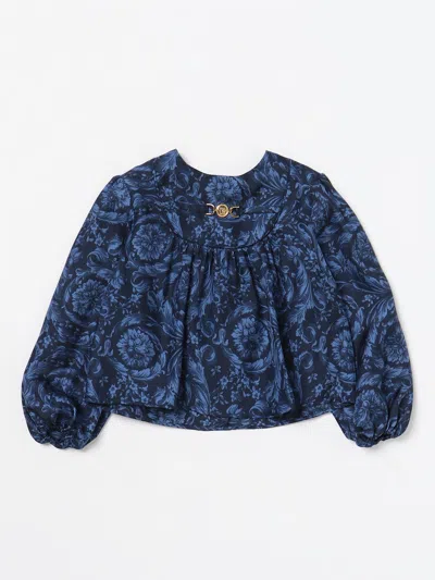 Young Versace Shirt  Kids Color Blue