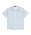 Young Versace Versace Kids Cotton Starfish Print Shirt (5-14 Years) In Multi