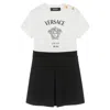 Young Versace Versace Kids Flared Dress In Multi