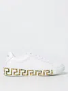 Young Versace Versace Young Sneakers In Leather In White