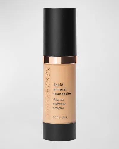 Youngblood Mineral Cosmetics Liquid Mineral Foundation Deep Sea Hydrating Complex, 1 Oz. In Golden Tan