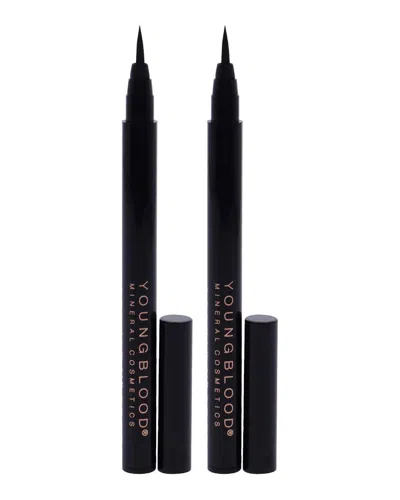 Youngblood Women's 0.02oz Noir Eye-mazing Liquid Liner Pen - Pack Of 2 In Black