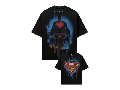 Pre-owned Youngla Men's  X Superman Graphic Tee Shirt In The Painting