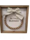 Young's Inc So Very Blessed Boxed Home Decor In White