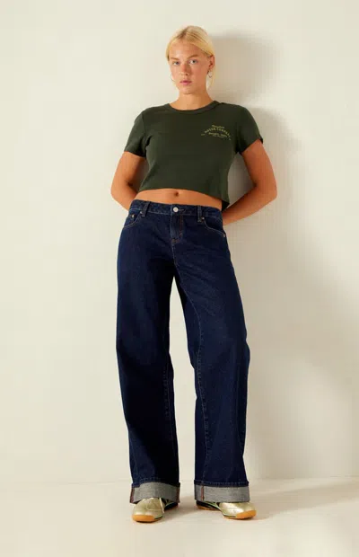 Your Favorite Women's Beverly Hills Motor Company Baby T-shirt In Green