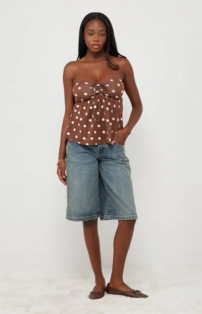 Your Favorite Women's Caroline Strapless Tube Top In Brown
