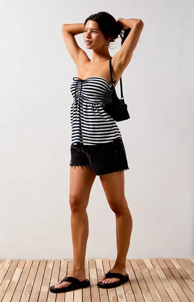 Your Favorite Women's Caroline Strapless Tube Top In Navy In Black