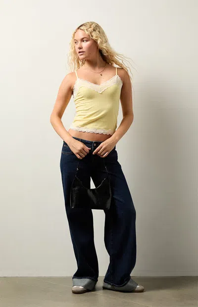 Your Favorite Women's Cleo Lace Cami In Yellow