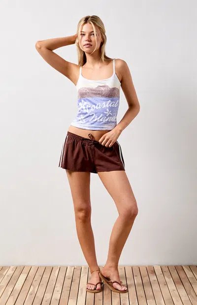 Your Favorite Women's Coastal Island Tank Top In White In Multi