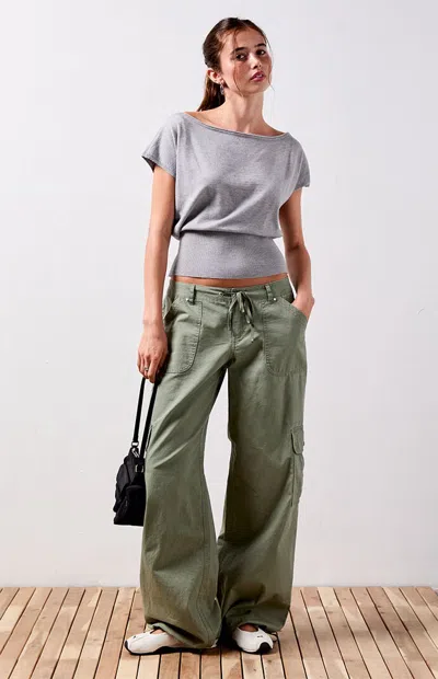 Your Favorite Women's Eva Short Sleeve Sweater T-shirt In Heather Gray