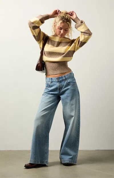 Your Favorite Women's Harley Off-the-shoulder Sweater In Yellow