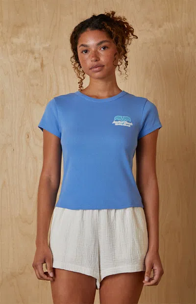 Your Favorite Women's Lanikai Beach Hawaii Baby T-shirt In Blue