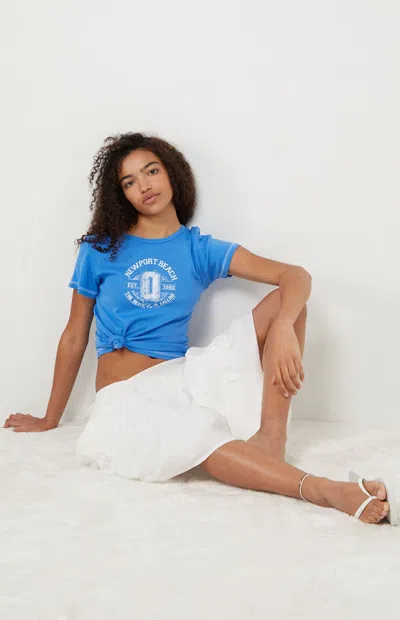 Your Favorite Women's Newport Beach Skimmer T-shirt In Blue