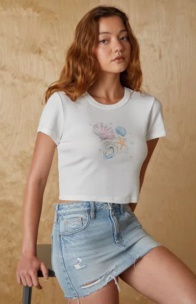Your Favorite Women's Under The Sea Baby T-shirt In White