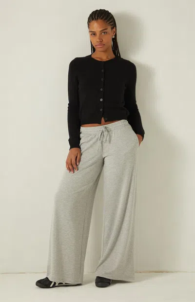 Your Favorite Women's Wide Leg Lounge Pants In Heather Grey In Gray