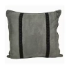 Your Lifestyle By Donna Sharp Canoe Trip Square Throw Pillow In Gray