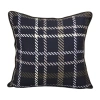 Your Lifestyle By Donna Sharp Forest Weave Plaid Square Throw Pillow In Blue