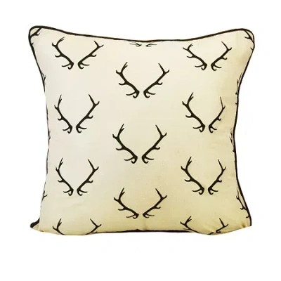 Your Lifestyle By Donna Sharp Great Outdoors Square Throw Pillow In Brown