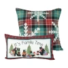 Your Lifestyle By Donna Sharp Holiday Love 2-pc. Square Throw Pillow In Red