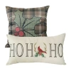 Your Lifestyle By Donna Sharp Holly Forest 2-pc. Square Throw Pillow In Brown