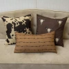Your Lifestyle By Donna Sharp Phoenix 3-pc. Multi-pack Rectangular Square Throw Pillow In Brown