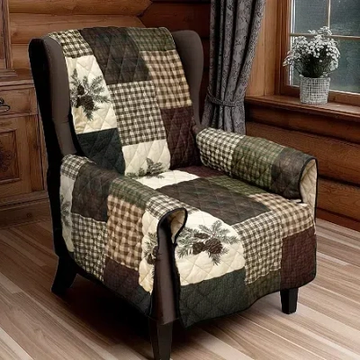 Your Lifestyle By Donna Sharp Pine Panels Sofa Protector In Brown