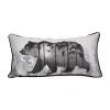 Your Lifestyle By Donna Sharp Timber Rectangular Throw Pillow In Gray