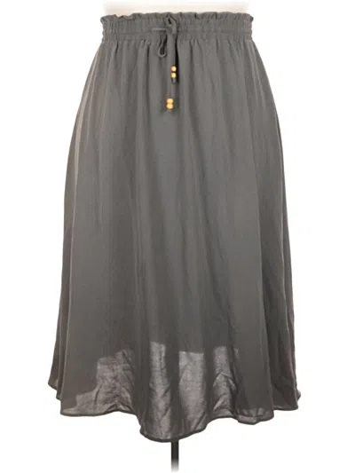 Pre-owned Your Style Casual Skirt In Gray
