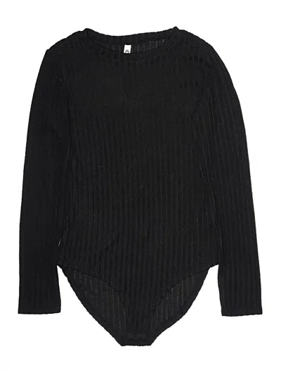 Pre-owned Your Style Long Sleeve Top Black Turtleneck Tops