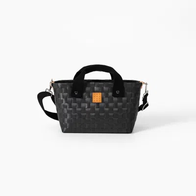 Yourhandbags Women's Black Basket Bag