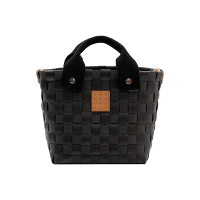 Yourhandbags Women's Black Small Basket Bag
